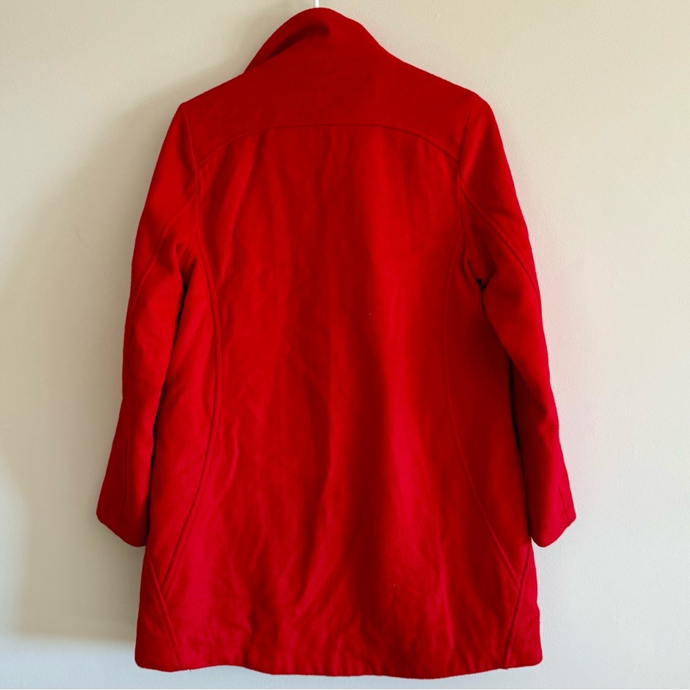 Pendleton Bold Red Wool Coat Size S - image 6
